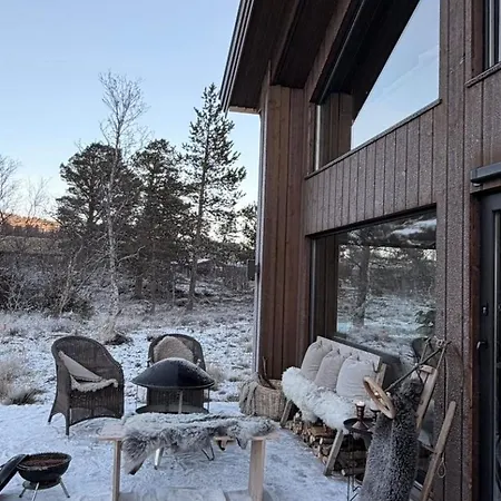 New Cozy Mountain At Hovden Ski-in Ski-out Bykle